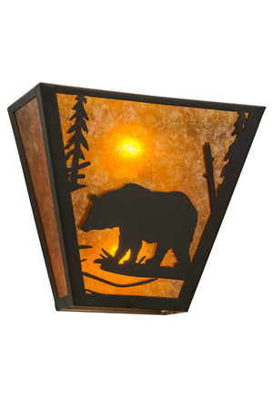 Meyda Tiffany - 169334 - Two Light Wall Sconce - Bear Creek - Timeless Bronze