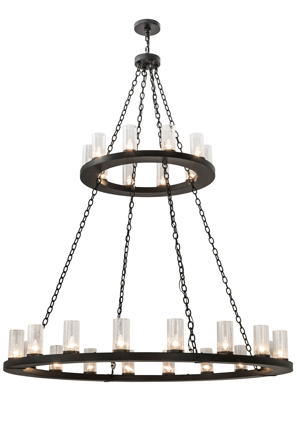 Meyda Tiffany - 169536 - 28 Light Chandelier - Loxley - Black Metal