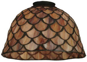 Meyda Tiffany - 65168 - Shade - Tiffany Fishscale - Antique