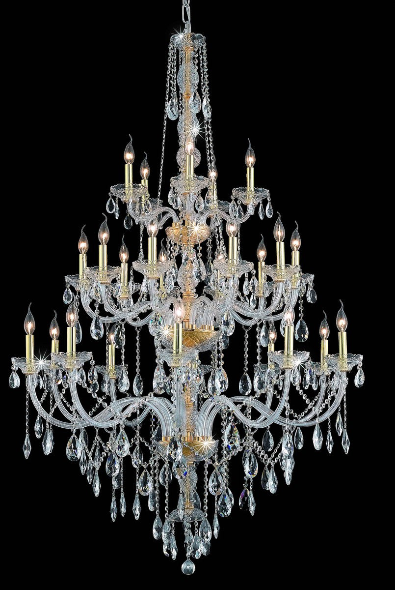 Elegant Lighting - 7925G43G/RC - 25 Light Chandelier - Verona - Gold