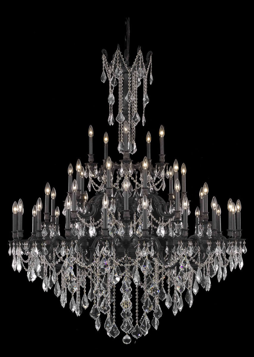 Elegant Lighting - 9245G54DB/RC - 45 Light Chandelier - Rosalia - Dark Bronze