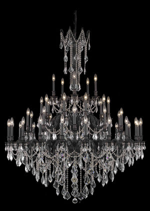 Elegant Lighting - 9245G54DB/RC - 45 Light Chandelier - Rosalia - Dark Bronze