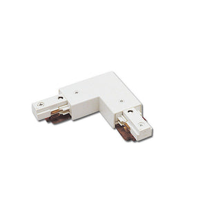 W.A.C. Lighting - J2-LLEFT-WT - Track Connector - J Track - White