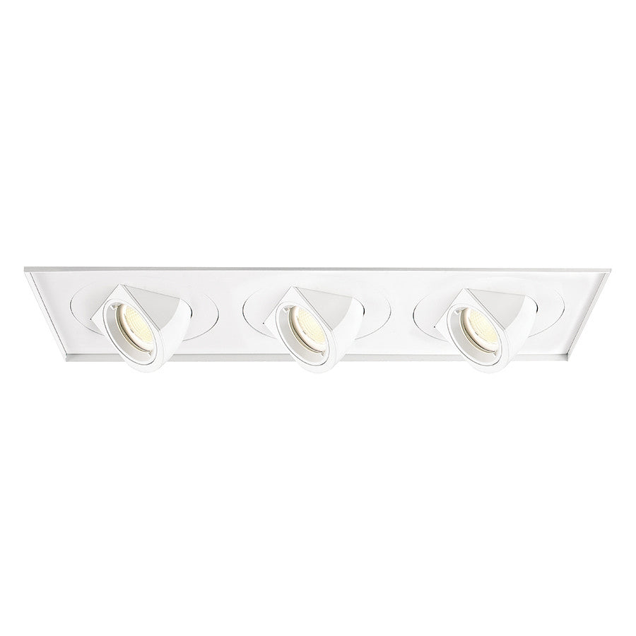 W.A.C. Lighting - MT-5LD325TL-F27-WT - LED Multiple Three Light Invisible Trim with Light Engine - Tesla - White