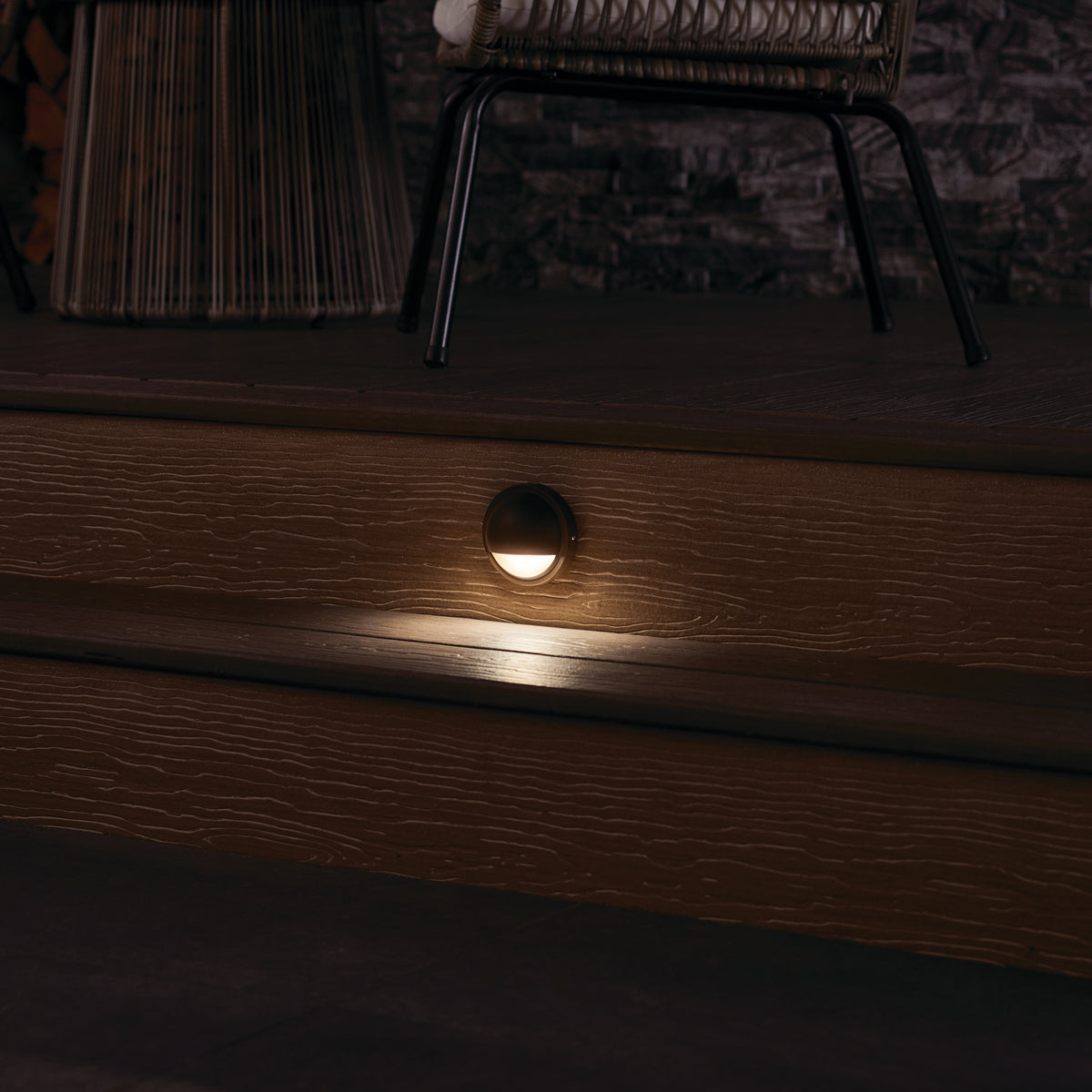 Kichler - 15764AZT27R - LED Deck Light - Textured Architectural Bronze