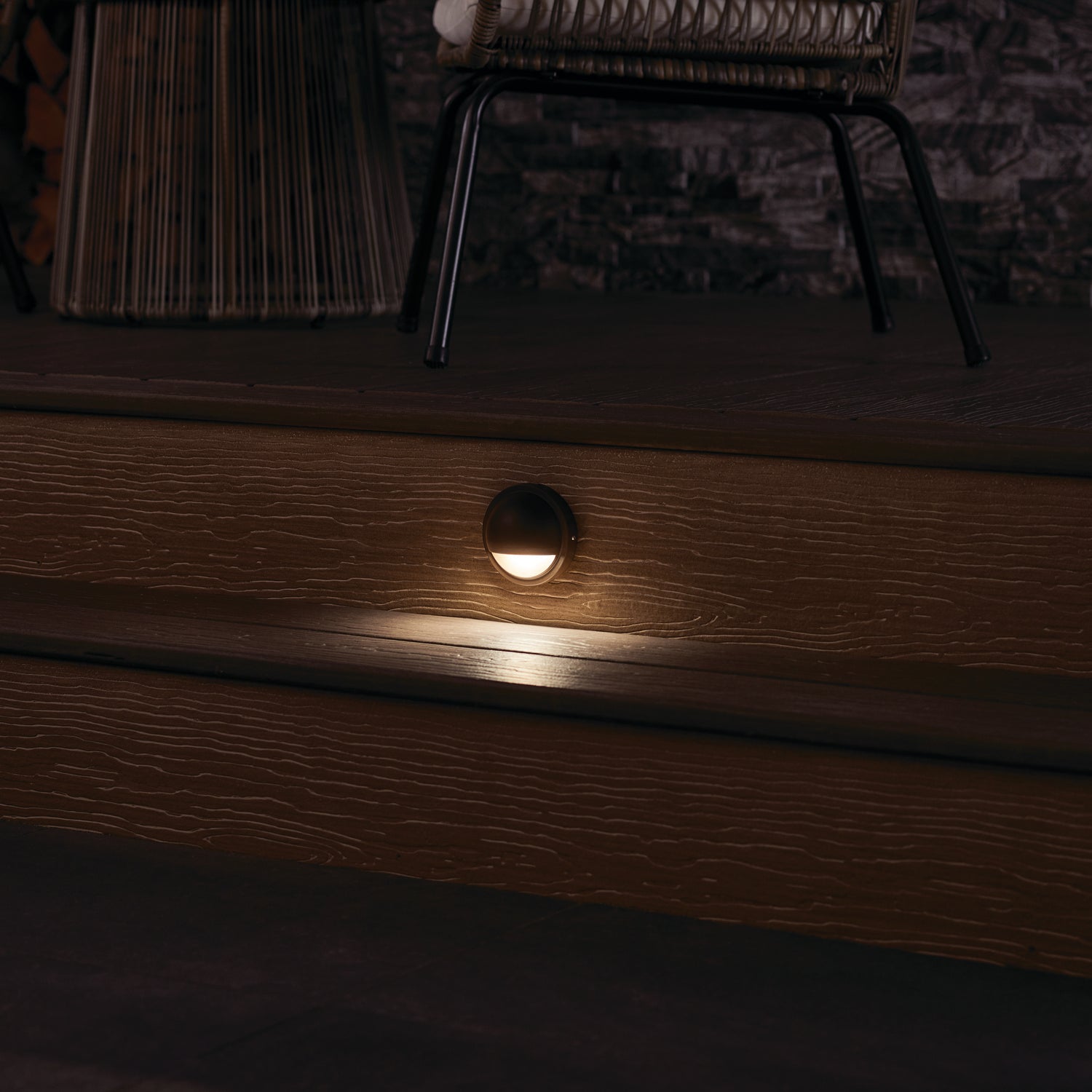 Kichler - 15764AZT27R - LED Deck Light - Textured Architectural Bronze