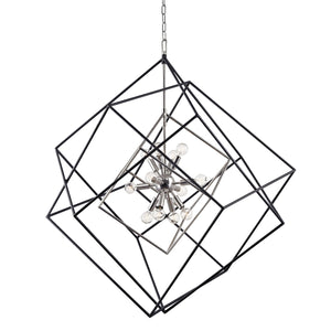 Hudson Valley - 1234-PN - 12 Light Pendant - Roundout - Polished Nickel