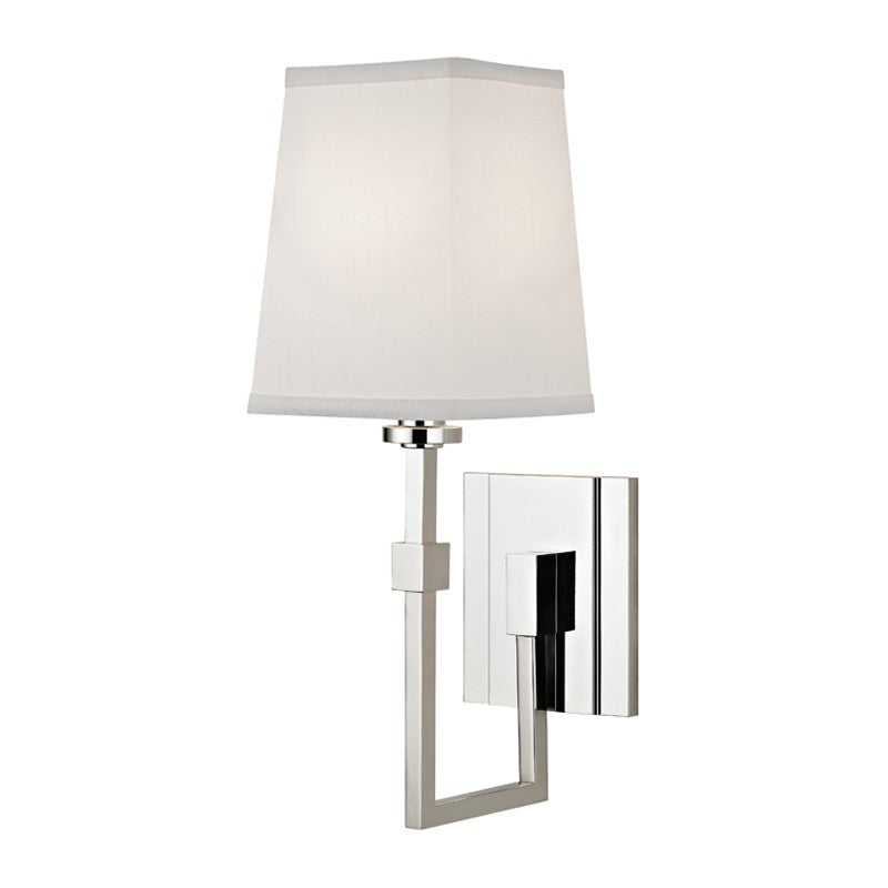 Hudson Valley - 1361-PN - One Light Wall Sconce - Fletcher - Polished Nickel