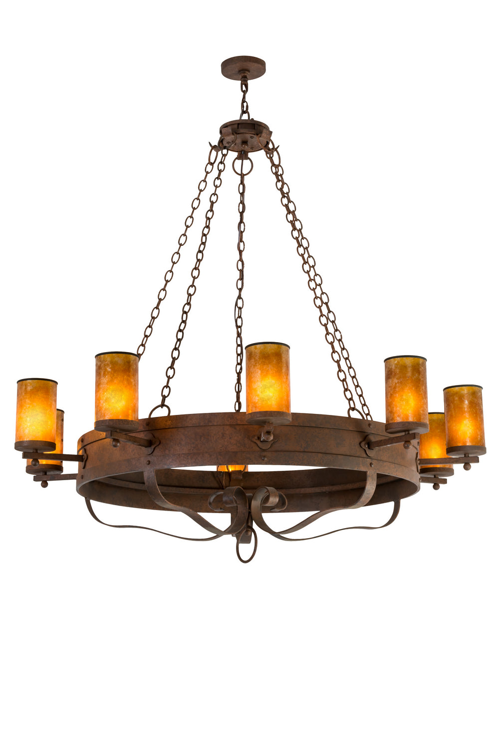 Meyda Tiffany - 170768 - Ten Light Chandelier - Parnella - Rusty Nail