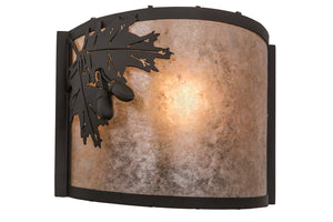 Meyda Tiffany - 171858 - One Light Wall Sconce - Oak Leaf & Acorn - Oil Rubbed Bronze