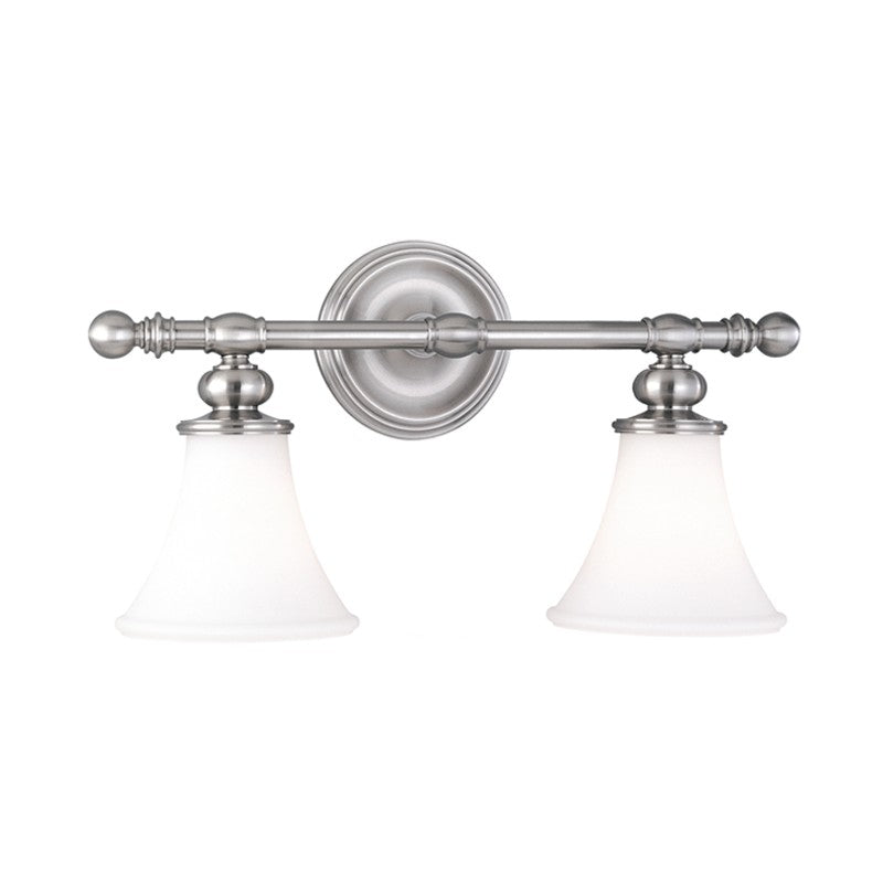 Hudson Valley - 4502-SN - Two Light Bath Bracket - Weston - Satin Nickel