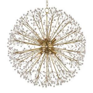 Hudson Valley - 6030-AGB - Ten Light Chandelier - Dunkirk - Aged Brass