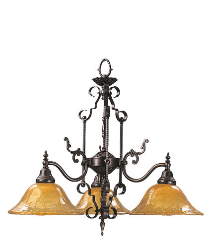 Framburg - 1113 MB - Three Light Wall Sconce - Compass - Mahogany Bronze