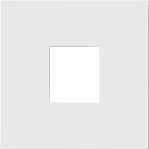 Legrand - AC1PFW1 - 1-Port Frame - adorne - White