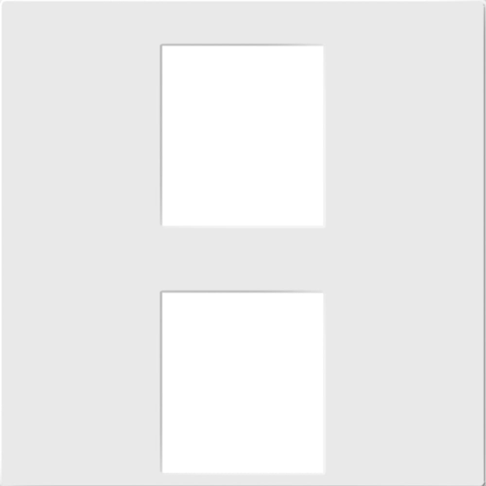 Legrand - AC2PFW1 - 2-Port Frame - adorne - White