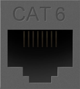 Legrand - AC6RJ45M1 - Cat 6 RJ45 Data Insert - adorne - Magnesium