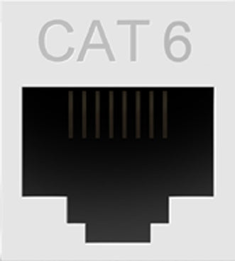 Legrand - AC6RJ45W1 - Cat 6 RJ45 Data Insert - adorne - White