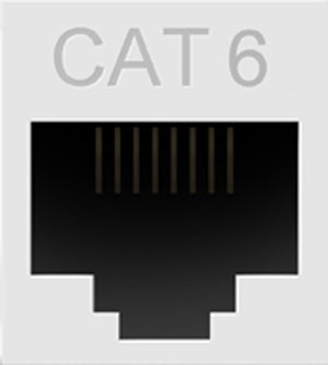 Legrand - AC6RJ45W1 - Cat 6 RJ45 Data Insert - adorne - White