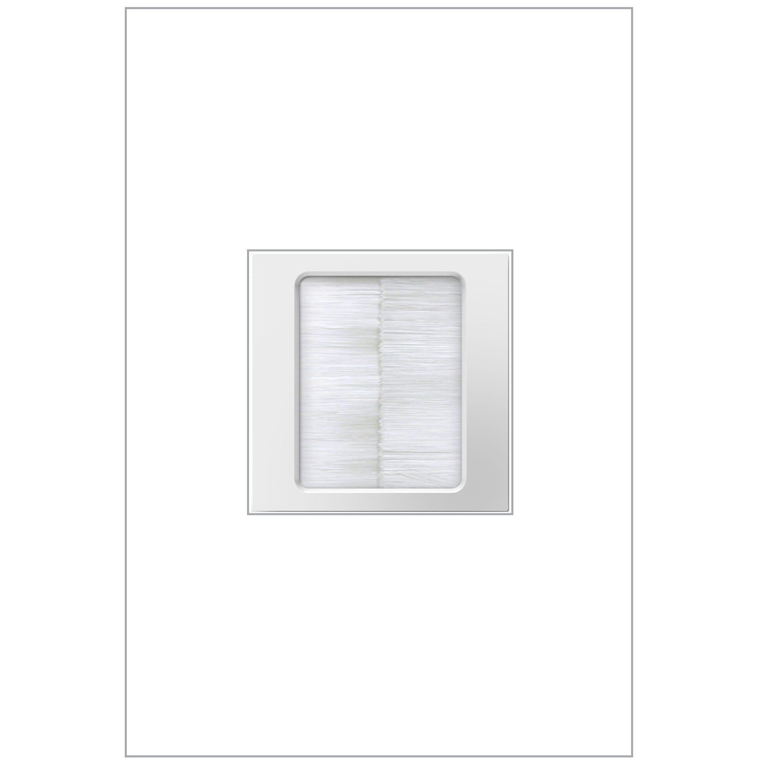 Legrand - ACBRSTPW1 - In-Wall Cable Access Port - Adorne - White