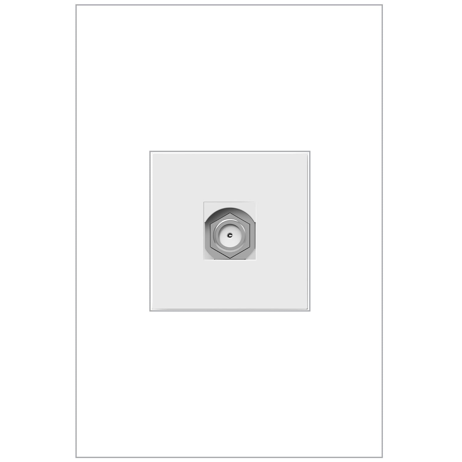 Legrand - ACNRFCW1 - Video F-Connector - Adorne - White