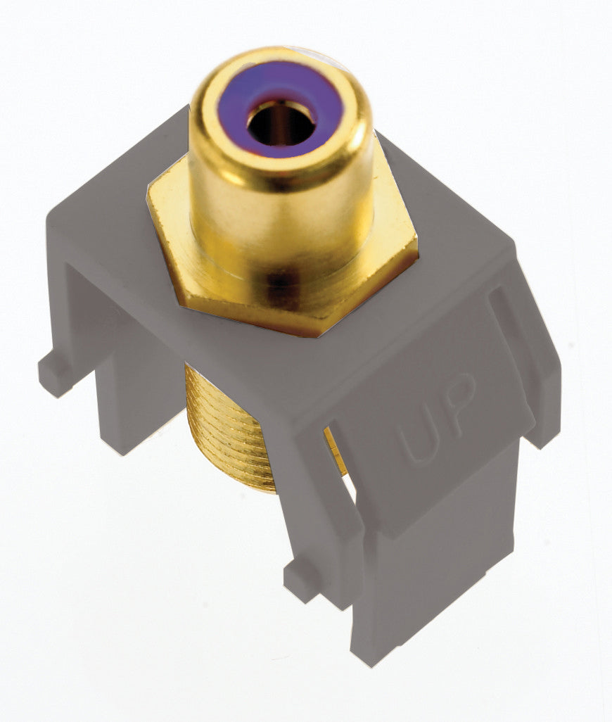 Legrand - ACPRCAFM1 - Subwoofer Rca To F-Connector - Adorne - Magnesium