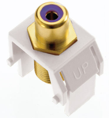 Legrand - ACPRCAFW1 - Subwoofer Rca To F-Connector - Adorne - White