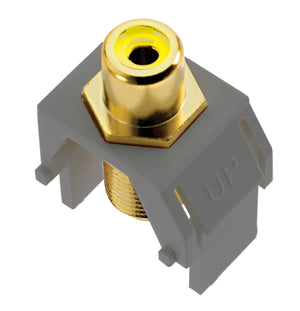 Legrand - ACYRCAFM1 - Composite Video Rca To F-Connector - Adorne - Magnesium