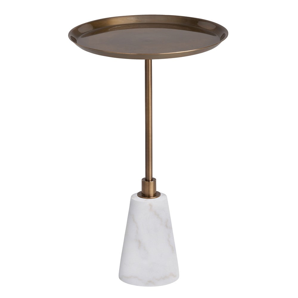 Arteriors - 9005 - Accent Table - Celeste - Vintage Brass