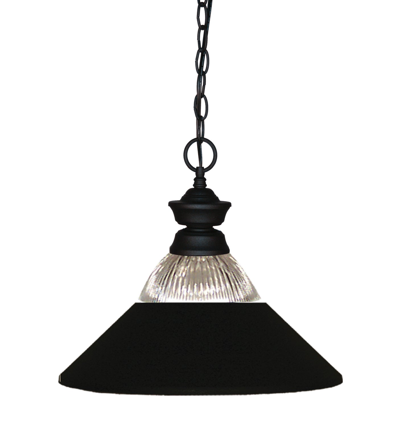 Z-Lite - 100701MB-RMB - One Light Pendant - Shark - Matte Black