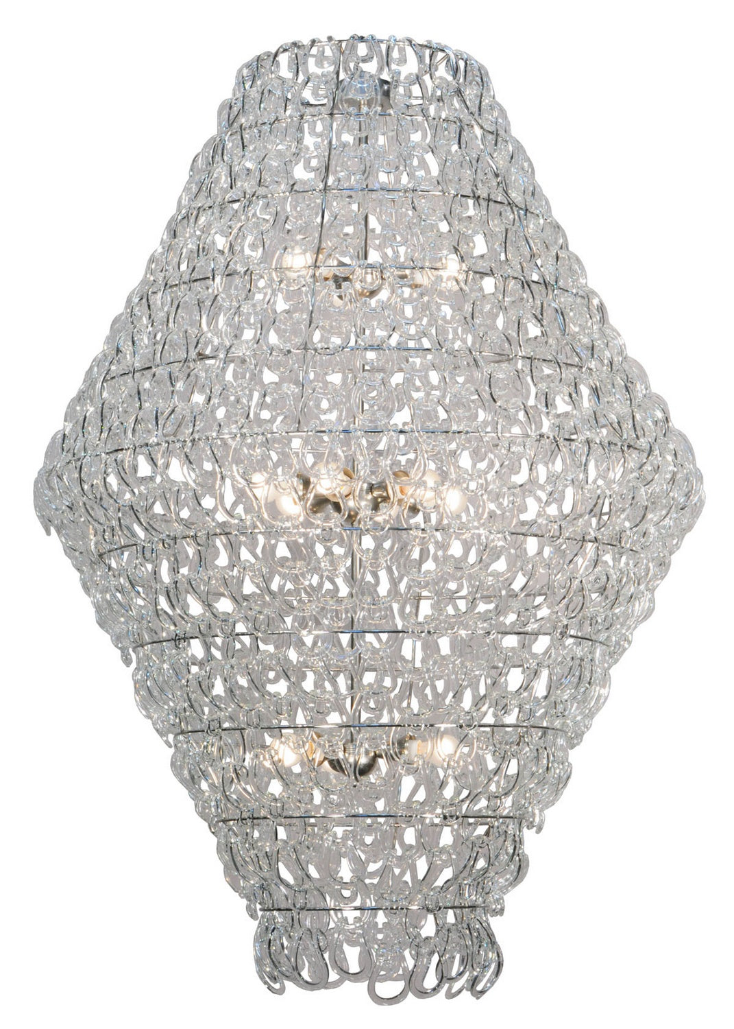 Meyda Tiffany - 140125 - 12 Light Pendant - Lucy - Polished Nickel