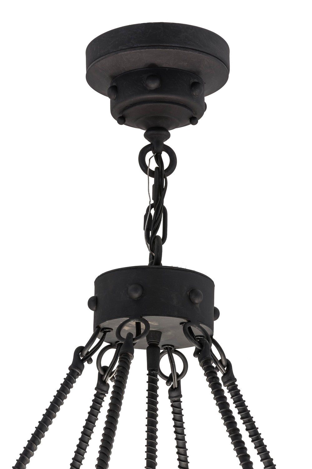 Meyda Tiffany - 157167 - Ten Light Chandelier - Freya - Costello Black