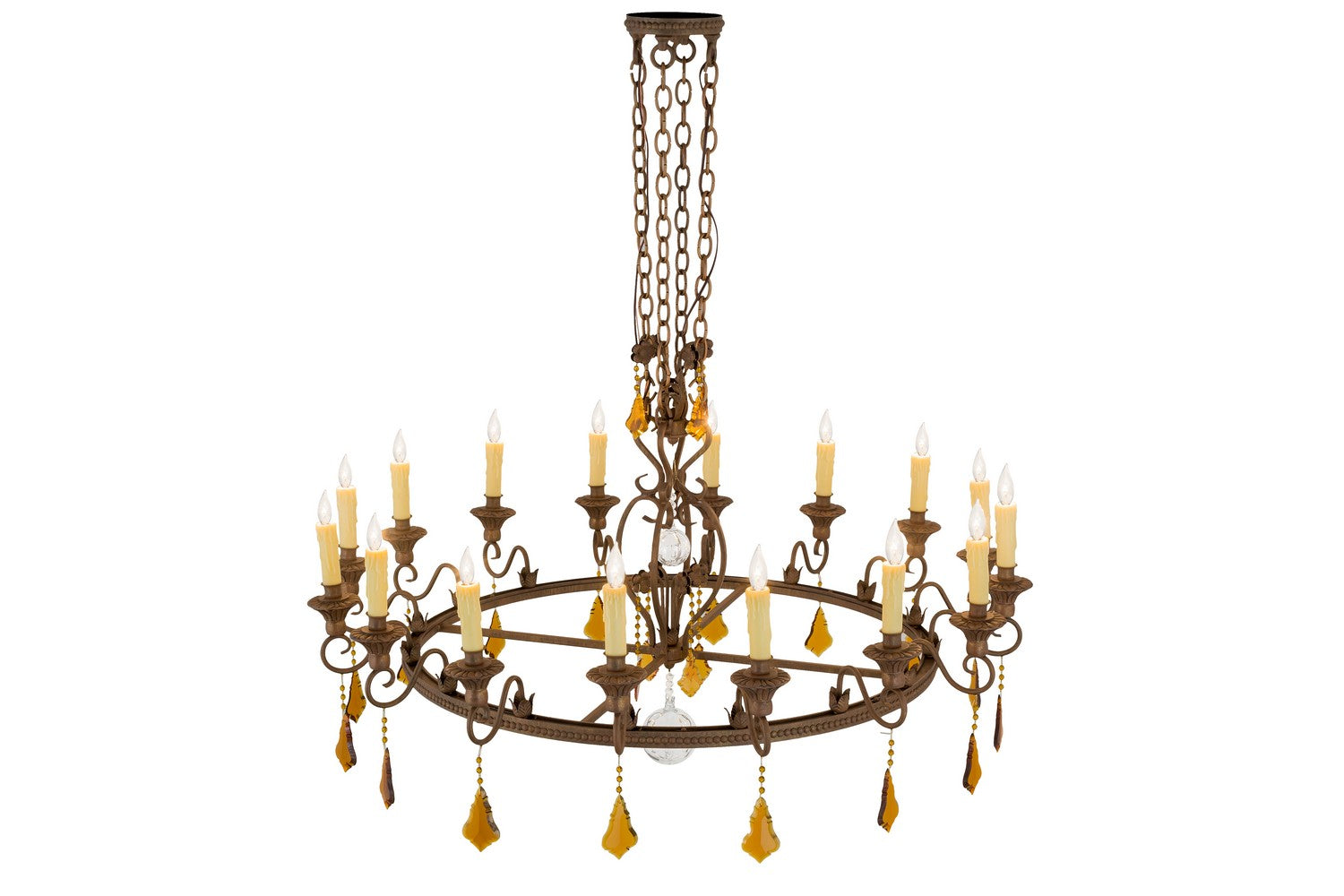 Meyda Tiffany - 157192 - 16 Light Chandelier - Peak - Cortez Gold