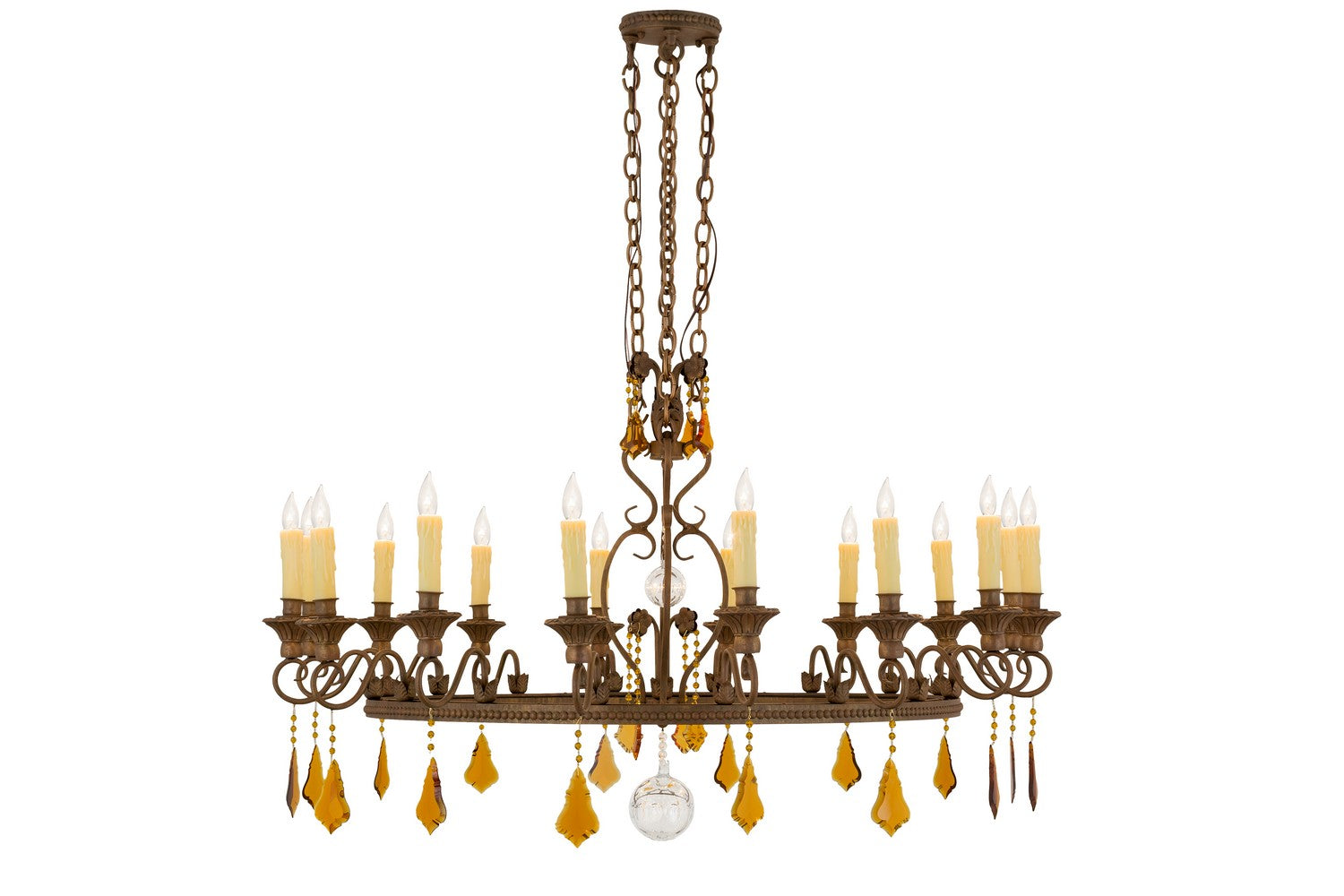 Meyda Tiffany - 157192 - 16 Light Chandelier - Peak - Cortez Gold