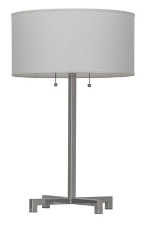 Meyda Tiffany - 157571 - Two Light Table Lamp - Cilindro - Extreme Chrome