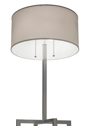 Meyda Tiffany - 157571 - Two Light Table Lamp - Cilindro - Extreme Chrome