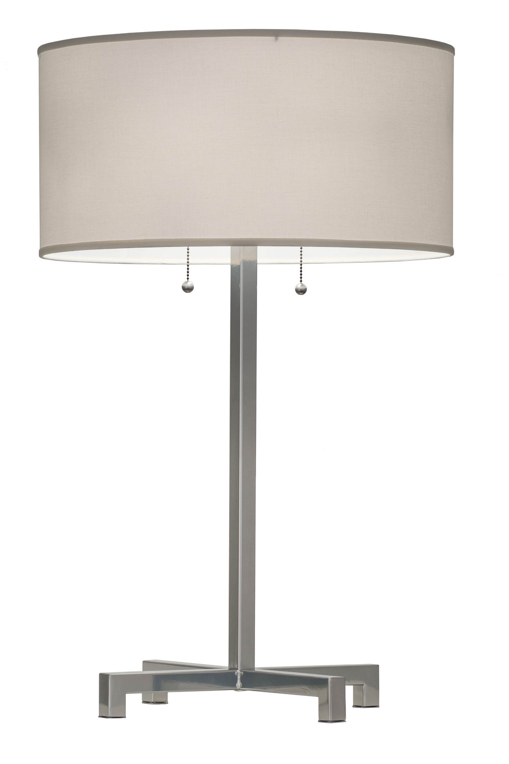 Meyda Tiffany - 157571 - Two Light Table Lamp - Cilindro - Extreme Chrome