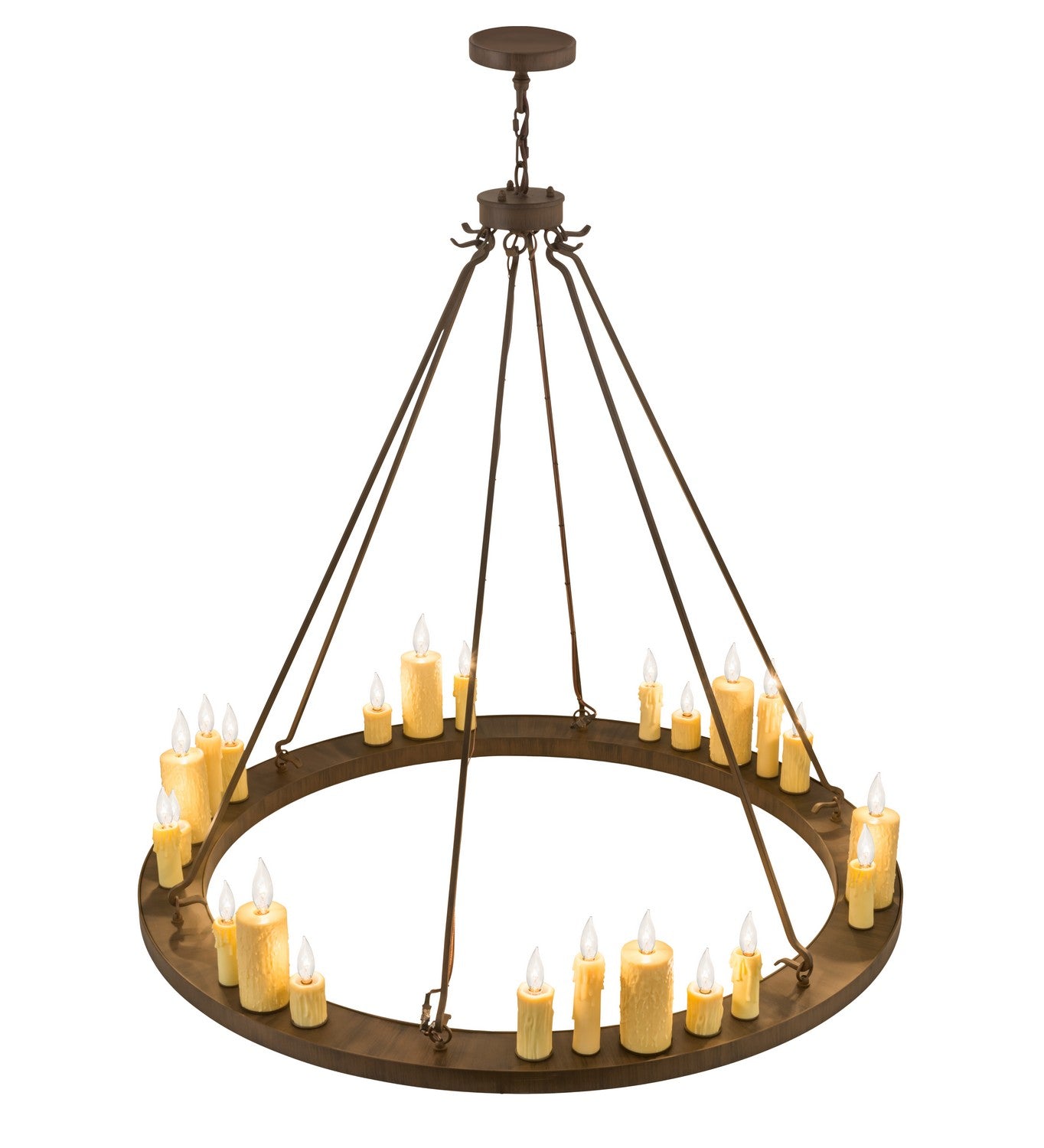 Meyda Tiffany - 165065 - 24 Light Chandelier - Deina - Classic Rust