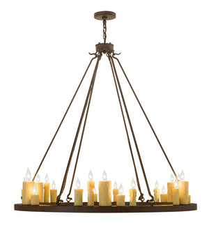 Meyda Tiffany - 165065 - 24 Light Chandelier - Deina - Classic Rust