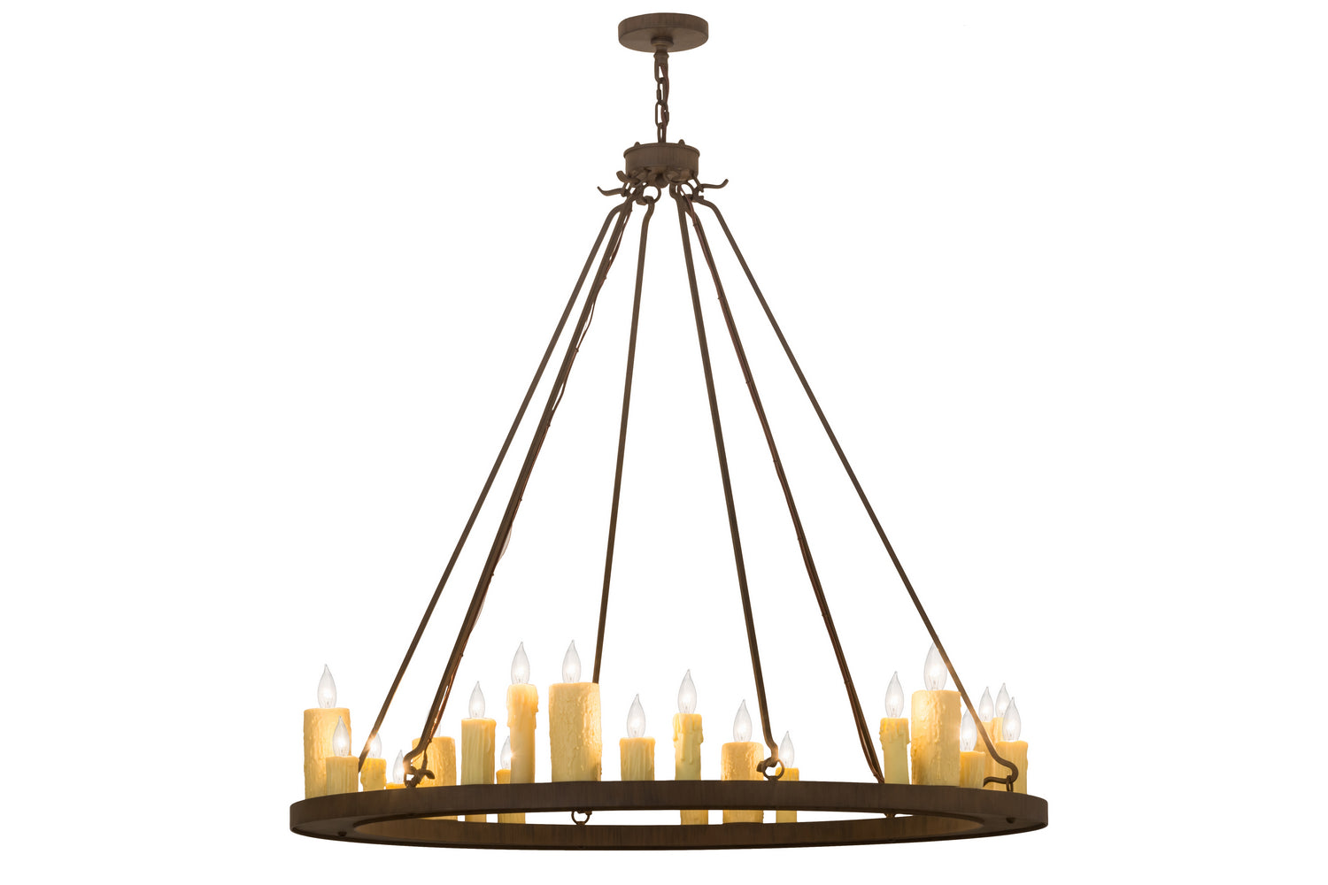 Meyda Tiffany - 165065 - 24 Light Chandelier - Deina - Classic Rust