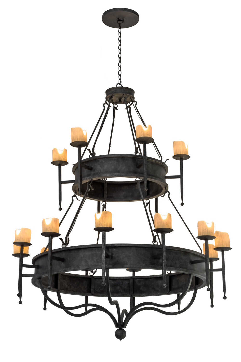 Meyda Tiffany - 172299 - 18 Light Chandelier - Marta - Smoke