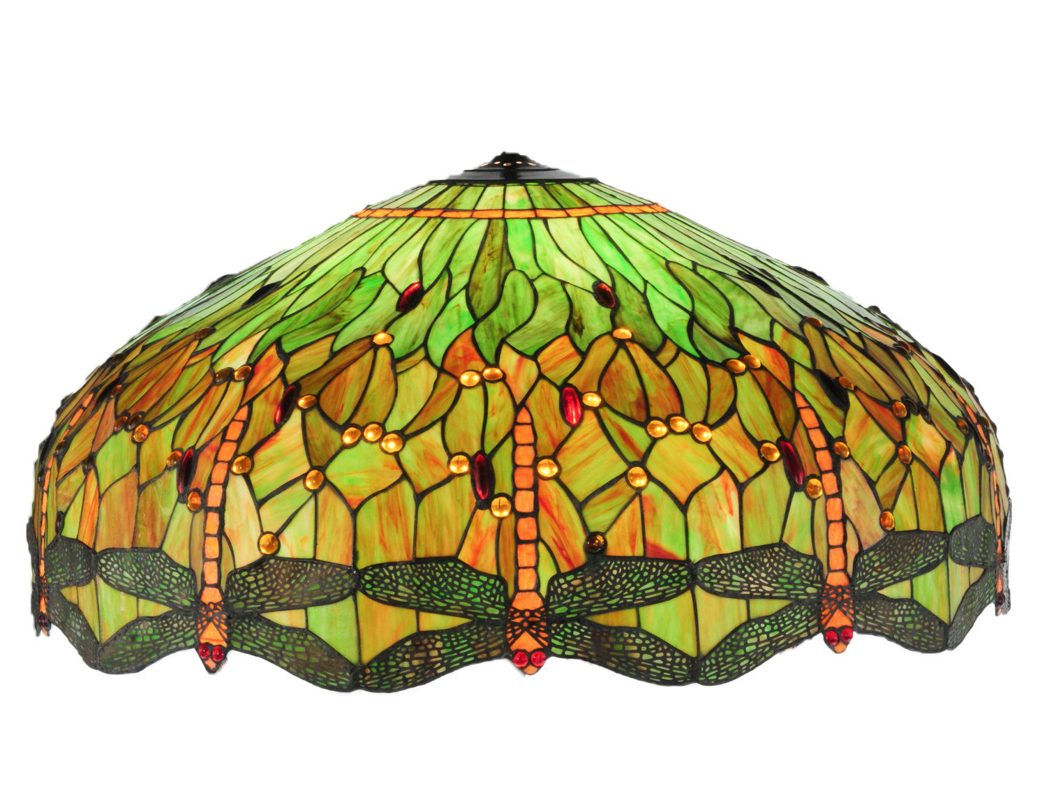 Meyda Tiffany - 30107 - Shade - Tiffany Hanginghead Dragonfly - Antique