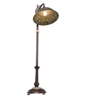 Meyda Tiffany - 65838 - One Light Floor Lamp - Fishscale - Antique Copper