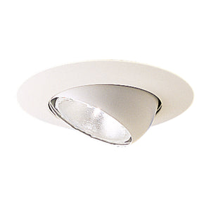 Nora Lighting - NT-28 - 6" Br/Par30 Eyeball W/ Metal Trim - Rec Inc 6" Trim - White