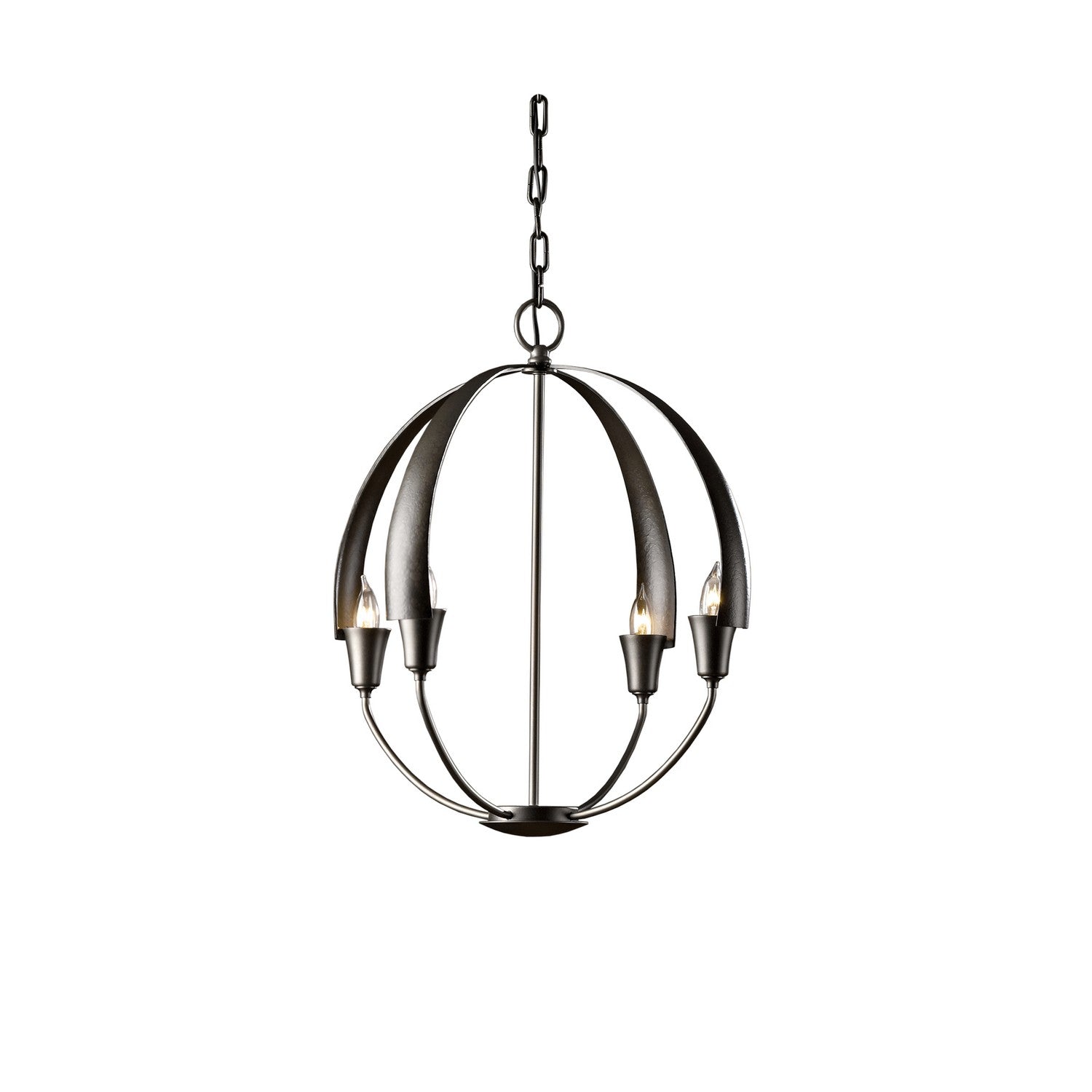 Hubbardton Forge - 104201-SKT-07 - Four Light Chandelier - Cirque - Dark Smoke