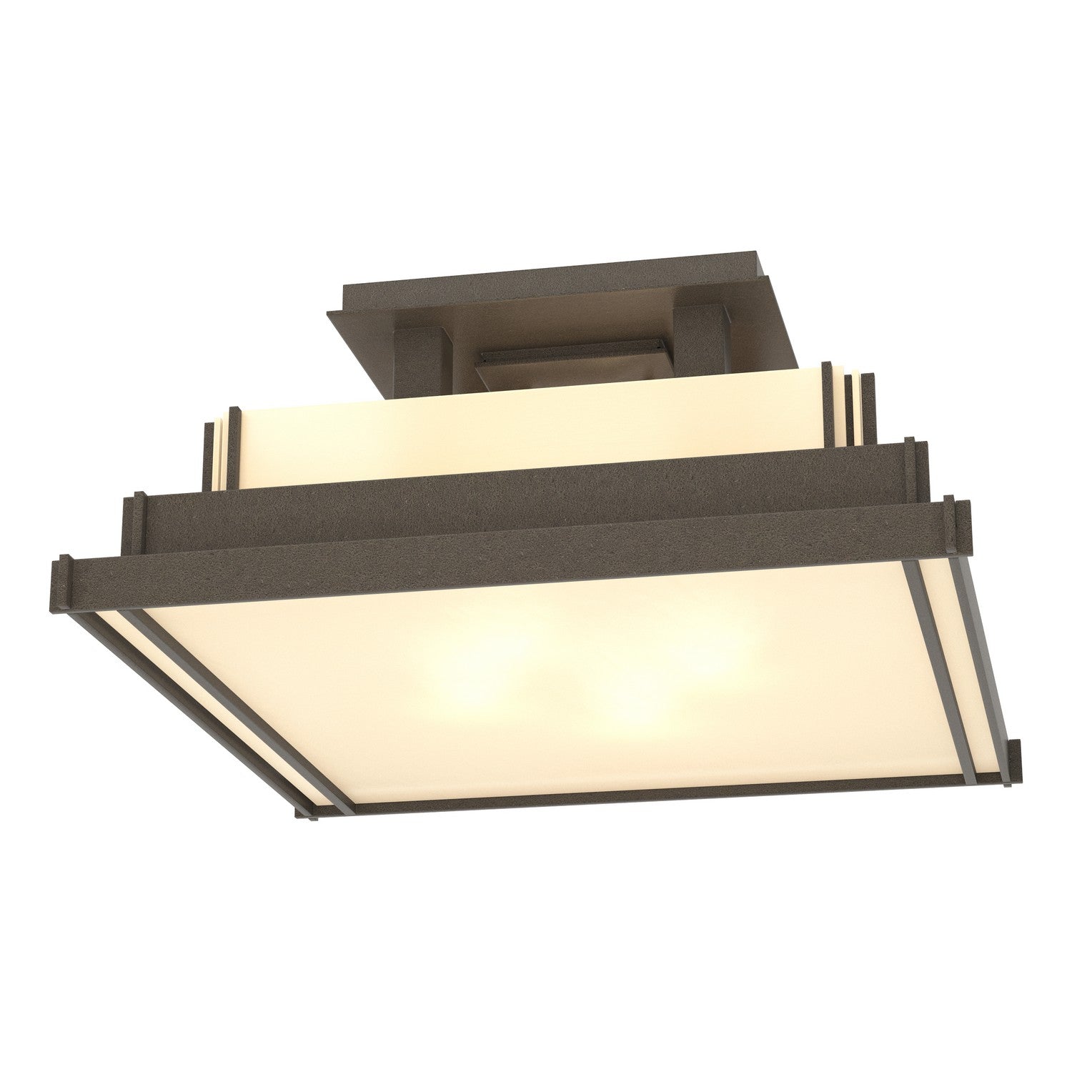 Hubbardton Forge - 123705-SKT-89-CC0416 - Steppe Small Semi-Flush - Steppe - Ink