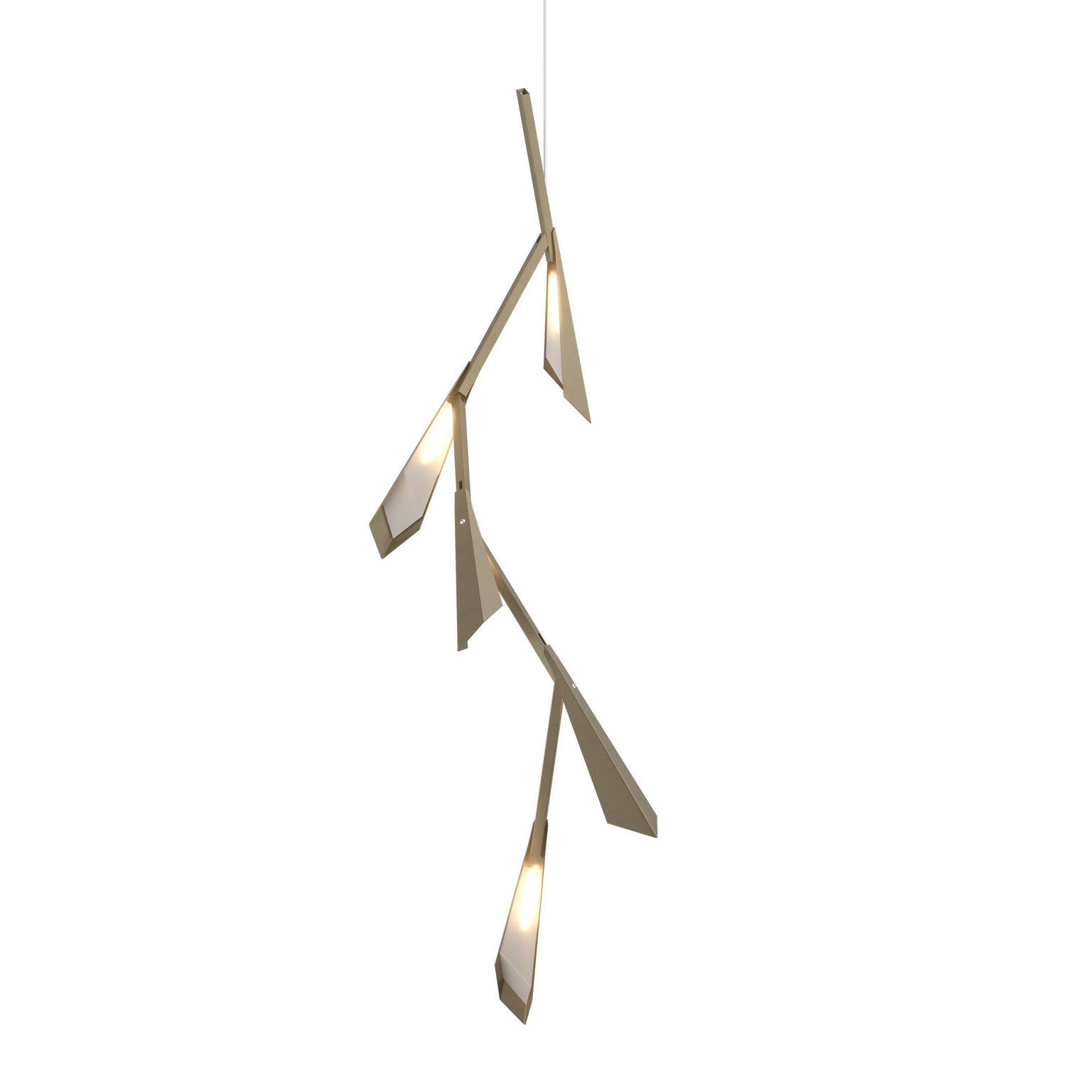 Hubbardton Forge - 135001-LED-STND-84 - LED Pendant - Quill - Soft Gold