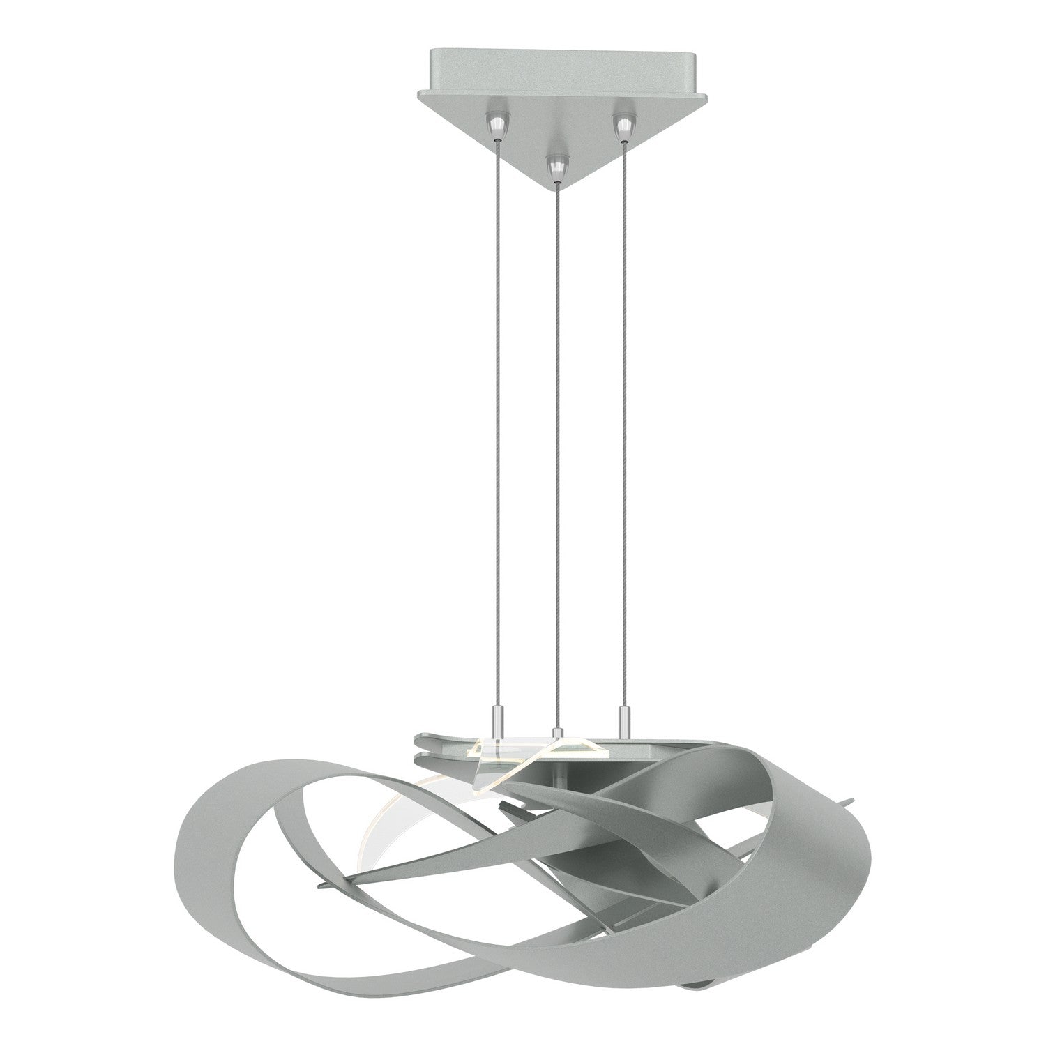 Hubbardton Forge - 136520-LED-STND-82 - LED Pendant - Flux - Vintage Platinum