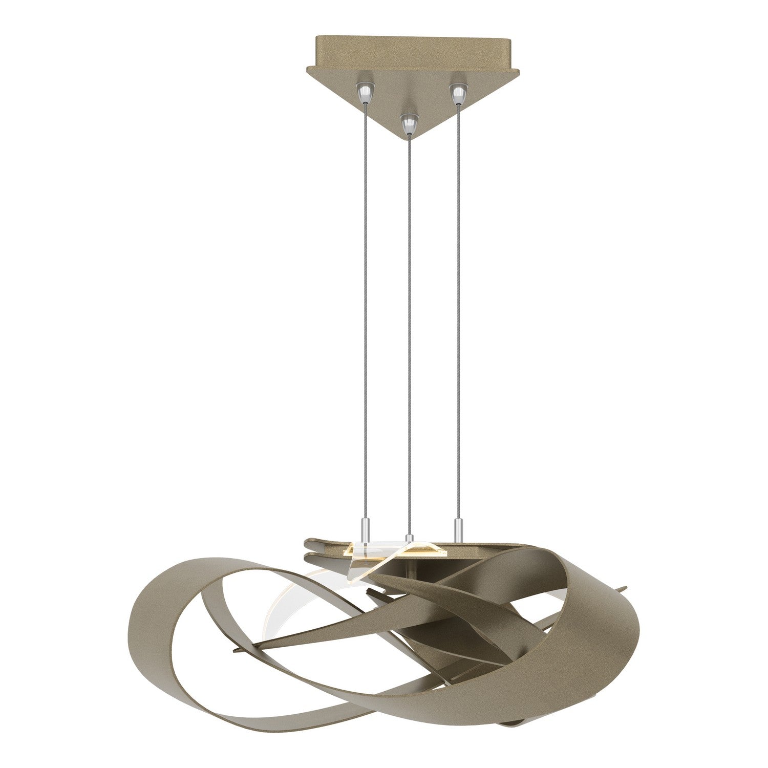 Hubbardton Forge - 136520-LED-STND-84 - LED Pendant - Flux - Soft Gold