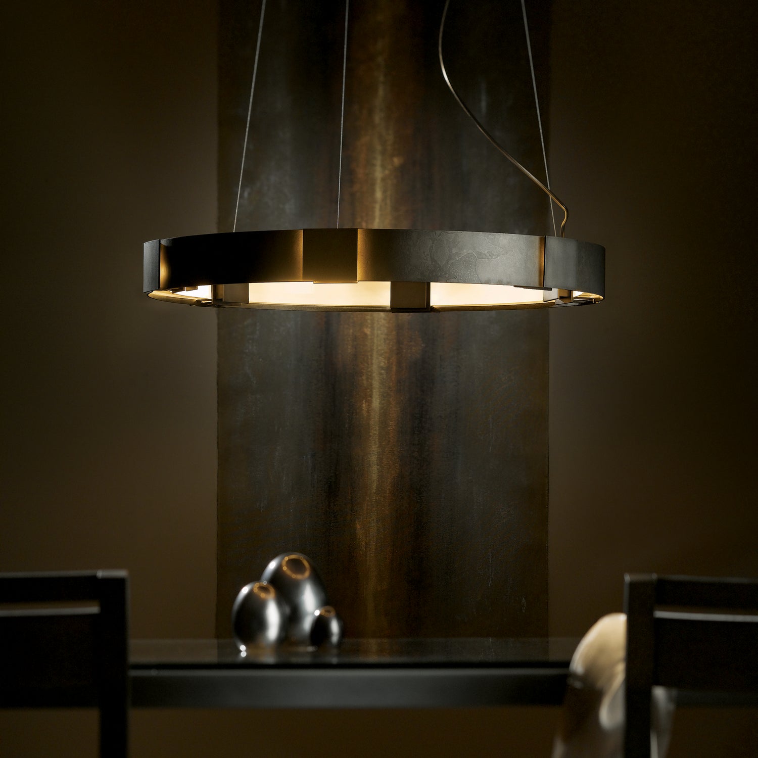 Hubbardton Forge - 138585-SKT-STND-07-ZM0399 - Six Light Pendant - Aura - Dark Smoke