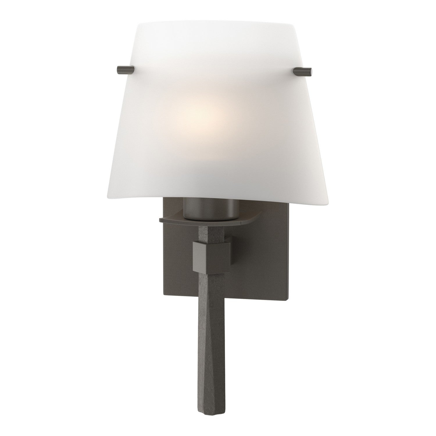 Hubbardton Forge - 204825-SKT-07-GG0246 - Beacon Hall Half Cone Glass Sconce - Beacon Hall - Dark Smoke